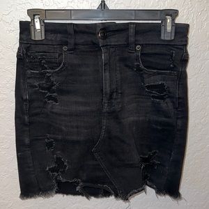 3 for $15 American Eagle Black Denim Skirt